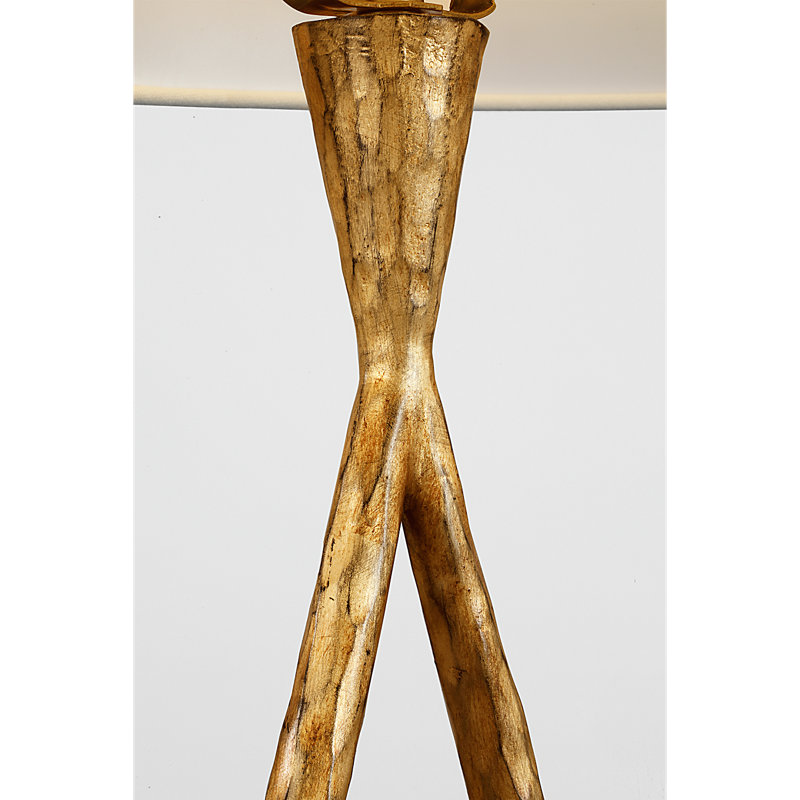 Ian K. Fowler Table Lamp, Gilded Iron