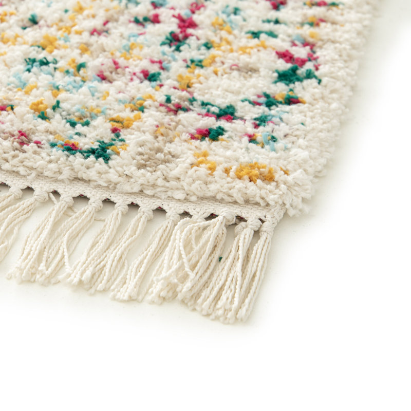 Abstract Shag Area Rug, Rectangle 200 x 290 cm