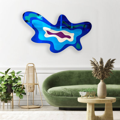 Art mural amibe acrylique