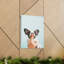 French Bulldog Says Quiet Canvas Wall Art-1991102777