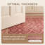 Tapis Anhydrite Traditionnel à Motifs Florals Allover Bordeaux Cuivre Vert Crème Rose Antidérapant à Poils Courts Intérieur Extérieur Adapté aux Animaux de Compagnie Salon Chambre Salle à Manger Entrée Couloir Bureau Lavable-1954587640