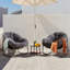Fauteuil Papasan berçant surdimensionné pour patio-1856238037