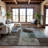 Premium Machine Washable Konopka AMF1114 Geometric Rug-1408969279