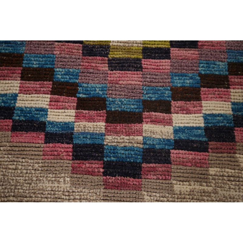 Tapis marocain géométrique en laine 8 x 11