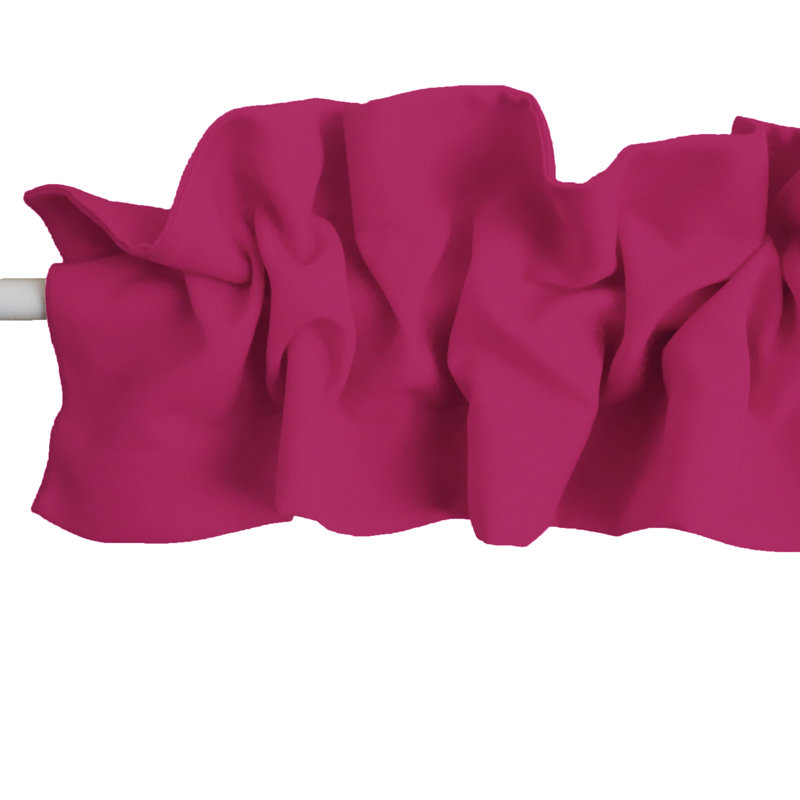 Window Valance, 72" W x 7" L, Fuchsia