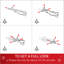 7Ft Artificial Christmas Tree Unlit Douglas Fir With Realistic Branches And 1346 Tips