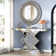 Amla 47.25" Console Table and Mirror Set