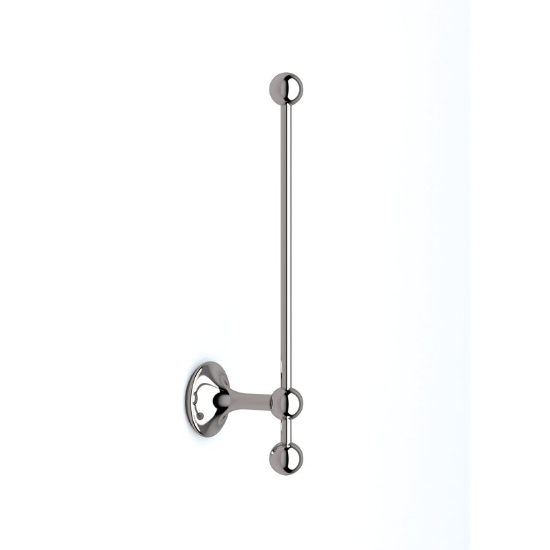 Venessia Wall Mount Toilet Paper Holder with Reserve, Polished Chrome