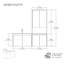 Meuble-lavabo simple 54 po avec armoire supérieure, lavabo en céramique et conception sans poignée 54 po-132947837-132947839
