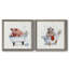 " Farm Tub Pig " 2 - Pieces Painting Print-10782394-10782391