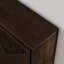 Armoire de rangement Mid-Century moderne en forme de V, brun -694030104