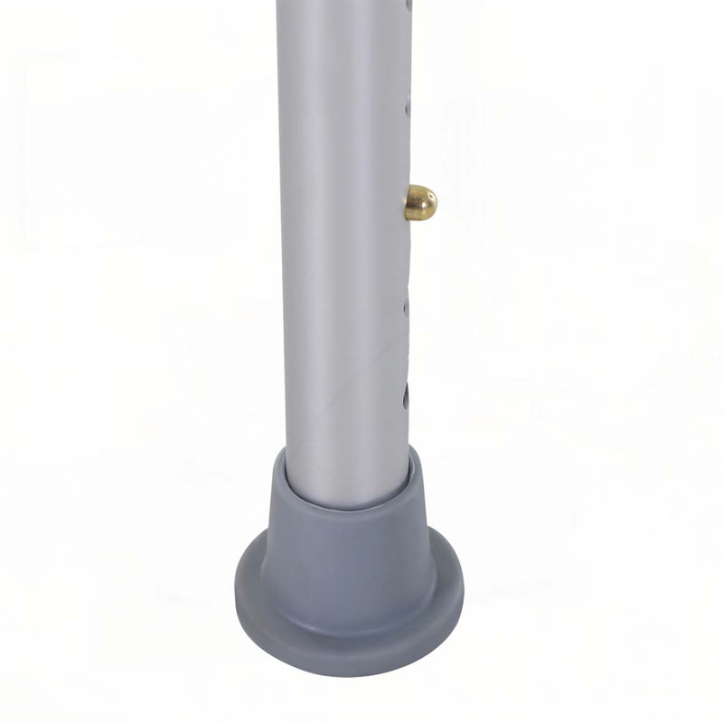 Tabouret de bain courbé à 6 niveaux réglable Homcom pour salle de bain spa