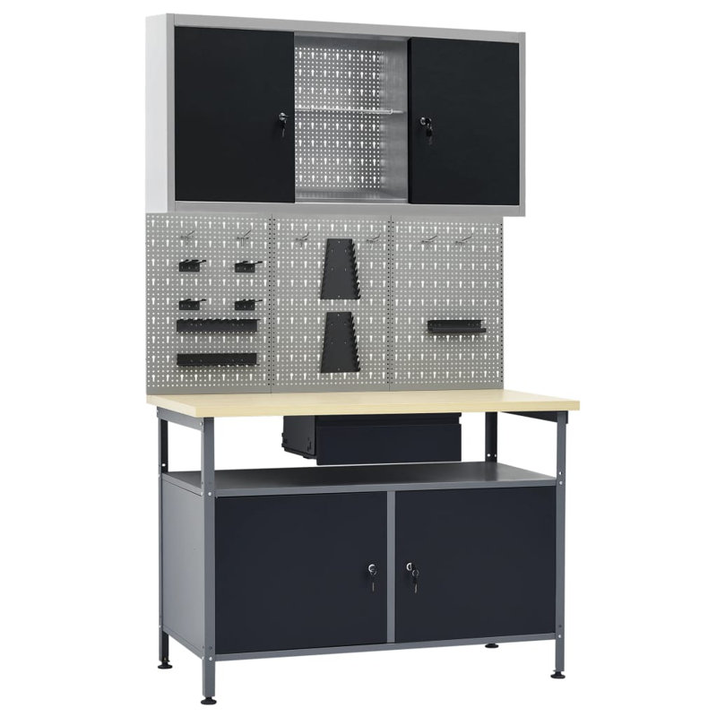 Vargo 304.8cm W Metal Shelving Unit