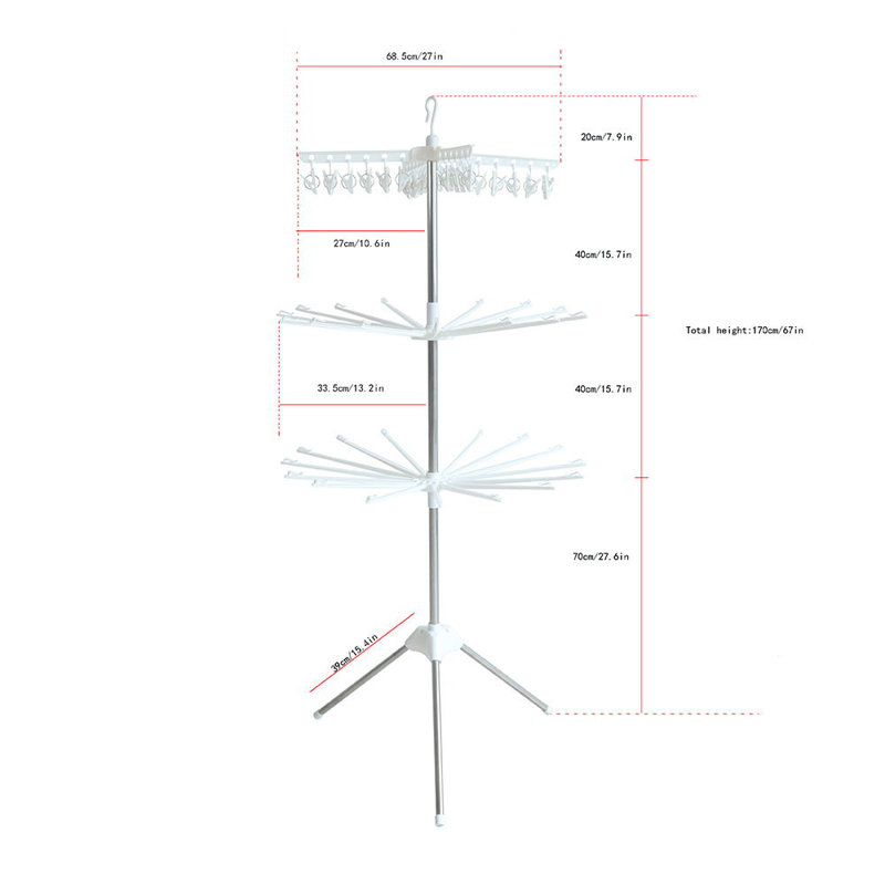 Foldable Tripod Drying Rack