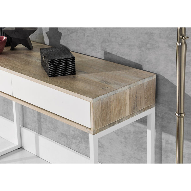 Rachaba 110cm Solid Wood Top Console Table