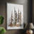 Rustic Evergreens I Framed Print - Solid Wood-543695526