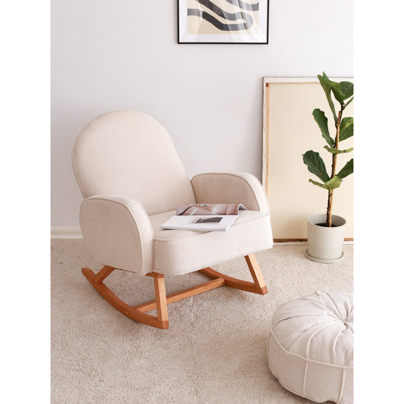 Bina Velvet Swivel Wingback Chair
