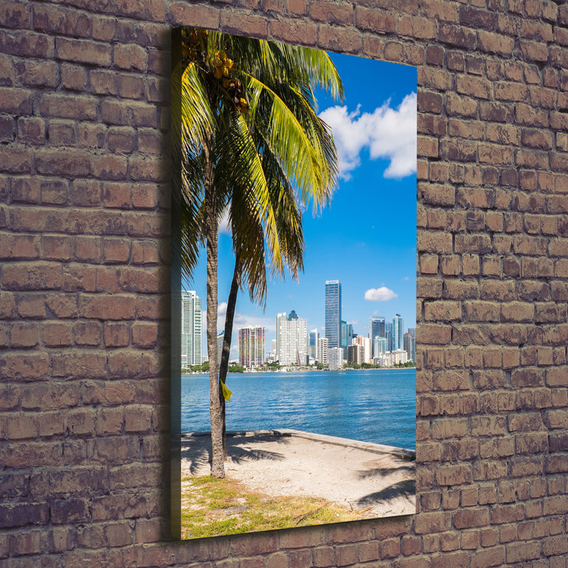 Miami - Wrapped Canvas Print
