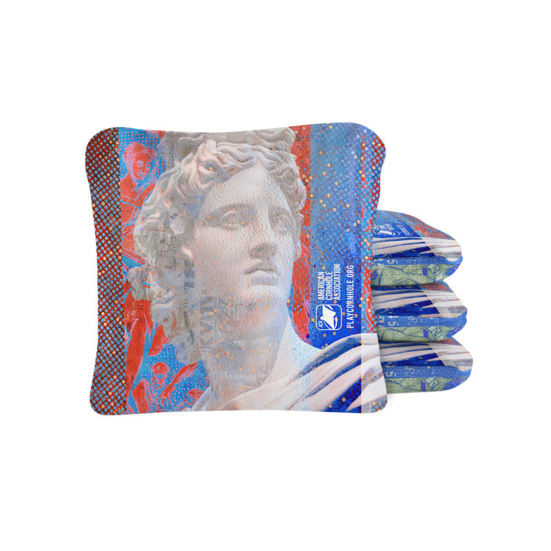 Sacs de cornhole Roman Grunge Synergy Pro, Bleu