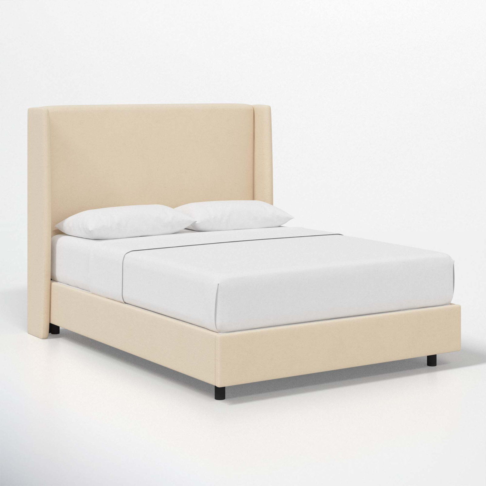 Tilly Upholstered Bed, Full, Classic Pearl Performance Velvet