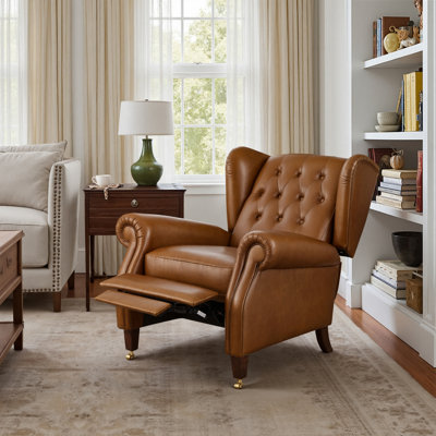 Winthrop Genuine Leather Recliner Lounge Chair by Birch Lane