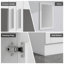 Ensemble de meuble-lavabo simple 24 po avec miroir Ashveer-30993778