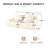 82" Modern Modular Sectional Sofa,Flannelette Fabric-1165593607
