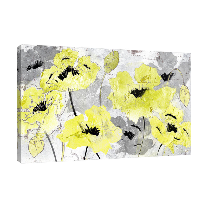 Coquelicots par Tre Sorelle Studios - Impression sur toile tendue, 10 po x 15 po
