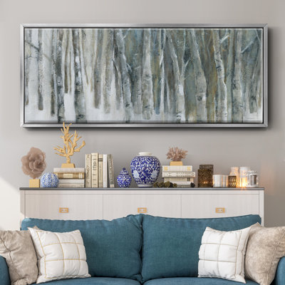 Banff Birch Grove- Framed Canvas