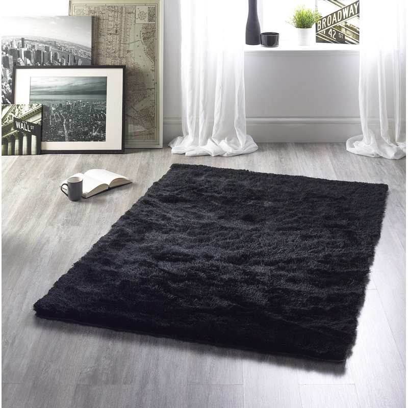 Sinead Solid Colour Hand Woven Area Rug, Rectangle 120 x 170cm