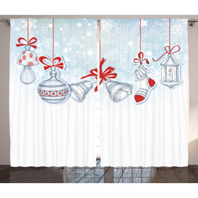 Semi Sheer Curtain Pair