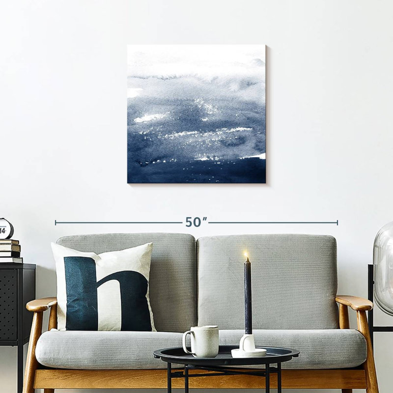 The Deep Blue, 24" H x 24" W