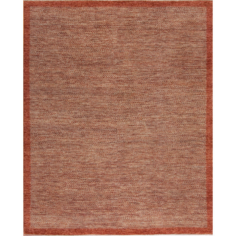 Textures Hand Knotted Wool Area Rug, Rectangle 8' x 10'