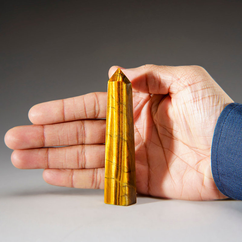 Genuine Polished (Medium) Tiger's Eye Point