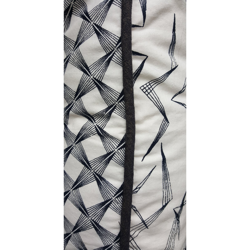 Thaksin Cotton Cushion Pillow Cover, Black