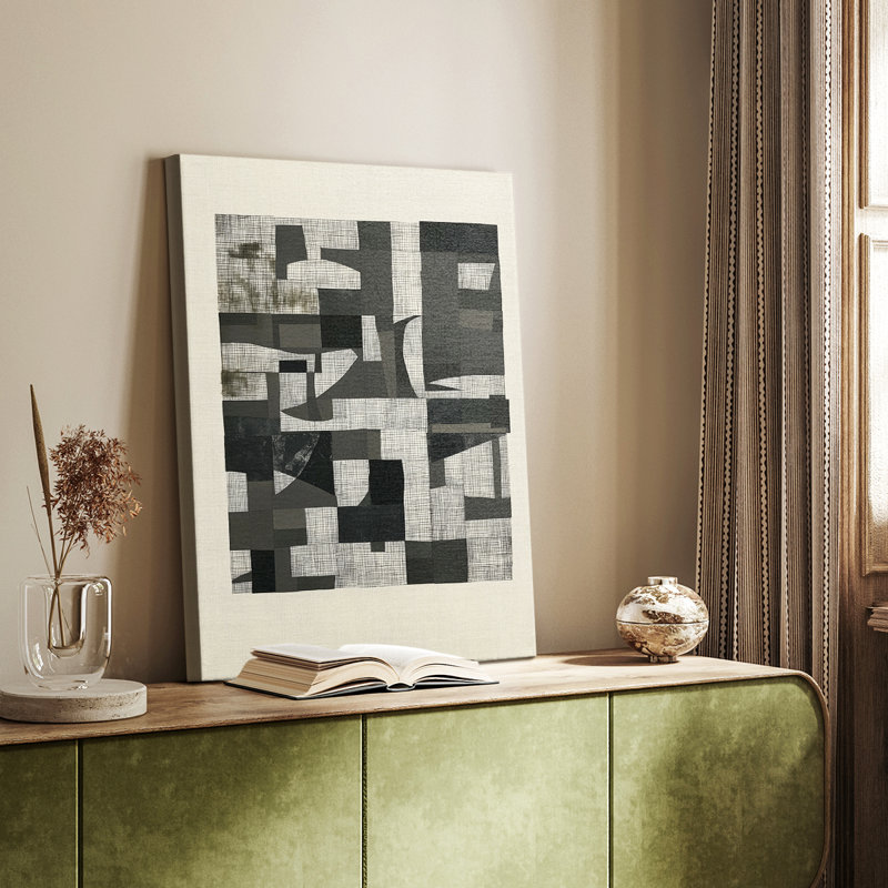 Série ABSTRACT DCCDXCI - Cavas de galerie sur mesure, H 60 po x l 40 po