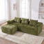 Classic Minimalist Fully Compressed L Sofa, For Small Living Rooms And Apartments-132950143