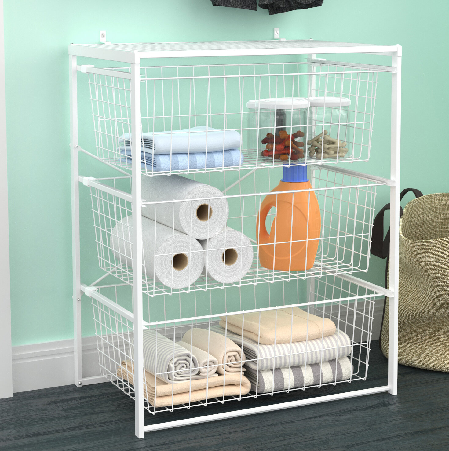 Sterilite ClearView Small 5-Drawer Organizer - White/Clear, 1 ct