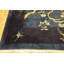 Tapis bleu antique rectangulaire en laine noué à la main de pièce de style chinois des années 1920