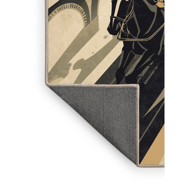 Tapis moelleux moelleux Ephialtes, 6 X 9