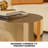 Merrissa Modern Gold Stainless Coffee Table, Small Cloud Fashion Design-1451052320