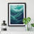 Seascape Ocean Crystal - Single Picture Frame Graphic Art-508775991-508775994