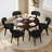 Modern Kitchen Table Set, Mdf Dining Table With Dining Chairs-116779482-116779483-116779463