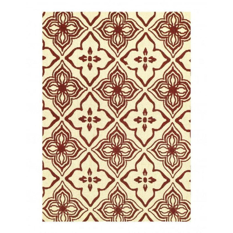 Tapis brun / beige en laine / coton à motif géométrique fait à la main 3 pi 2 po x 5 pi 1 po Mekaylah