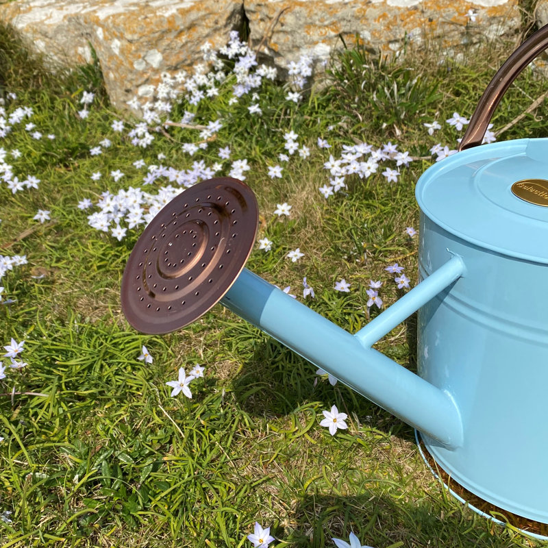 Metal Plant Stand, Light Blue