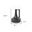 8" Black Ceramic Jug Vase