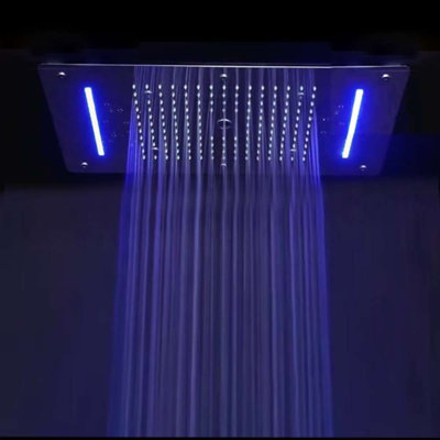 Pomme de douche à DEL encastrée de luxe pour votre salle de bain