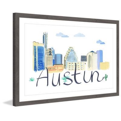 Austin Cityscape - Single Picture Frame Painting