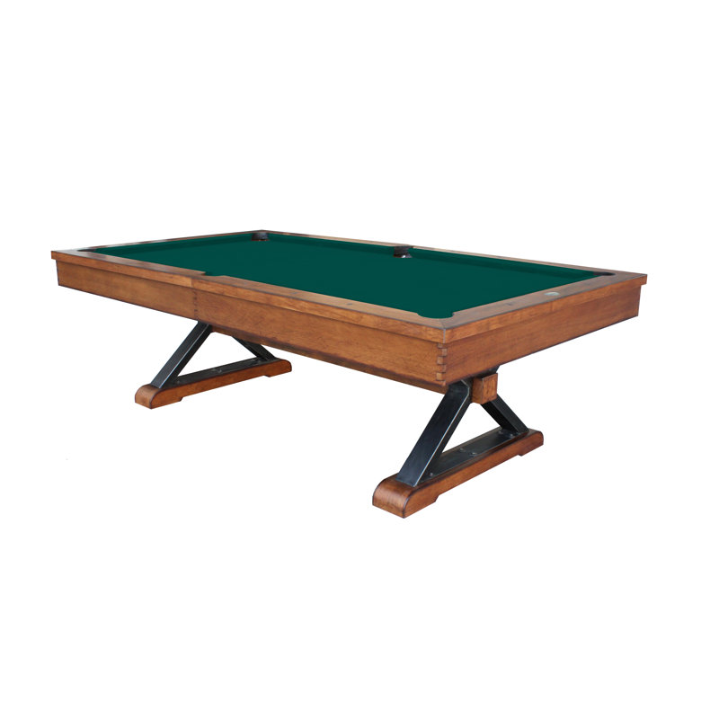 Santa Fe Slate Pool Table with Professional Installation Included, Yes, 8', Dark Green