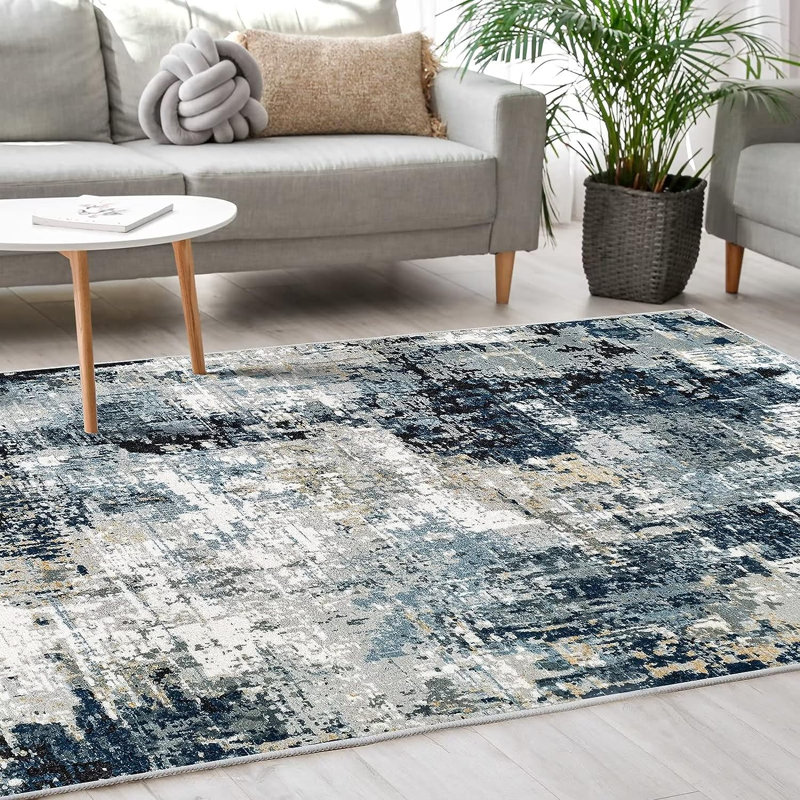 Tapis intérieur / extérieur rectangulaire avec envers antidérapant Rhinehart, Rectangle 4 pi x 6 pi